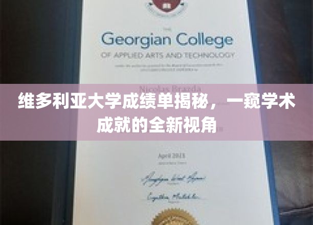 解码维多利亚大学成绩单，揭秘学术成就背后的独特视角