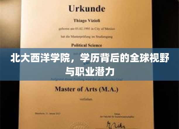 北大西洋学院，学历背后的全球视野与职业潜力