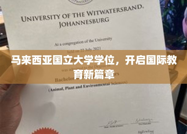 马来西亚国立大学学位，开启国际教育新篇章