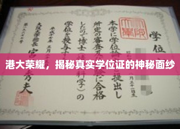 港大传奇，揭开学位证的神秘光环