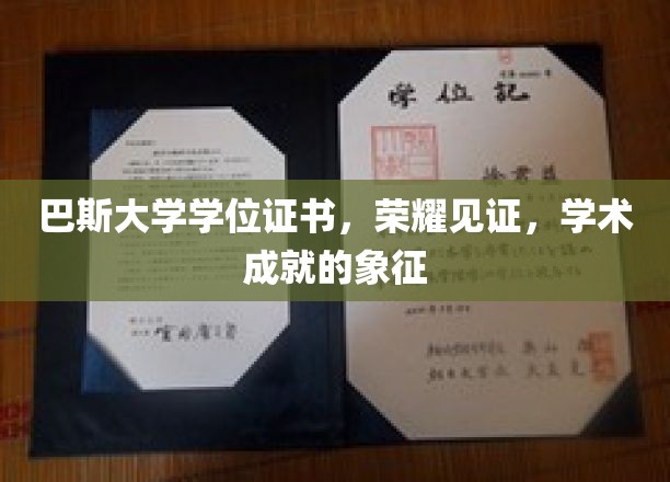 巴斯荣耀，学位证书映照学术巅峰，成就卓越人生篇章