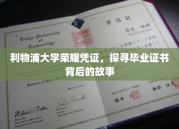 利物浦荣耀之旅，揭秘毕业证书背后的传奇故事