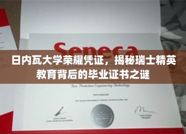 日内瓦大学荣耀凭证，揭示瑞士精英教育背后的毕业证书之谜