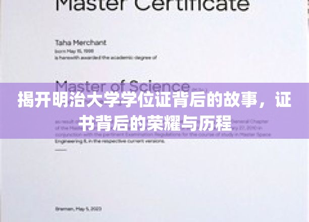 明治大学学位证，探寻荣誉证书背后的传奇轨迹