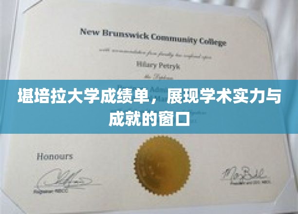 堪培拉大学成绩单，见证学子卓越学术之路