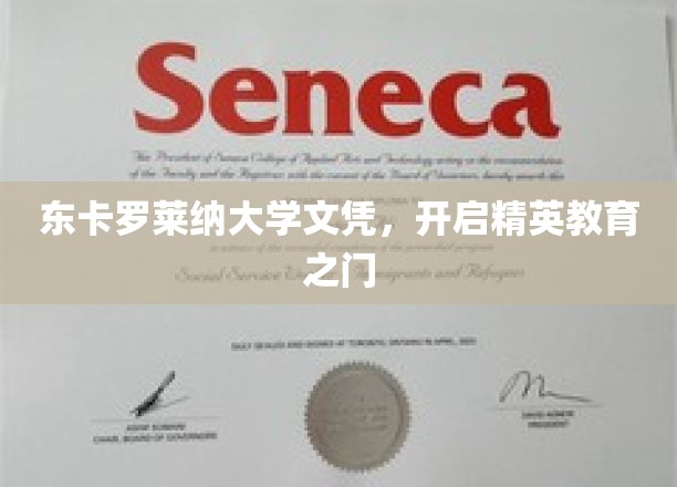 东卡罗莱纳大学文凭，开启精英教育之门