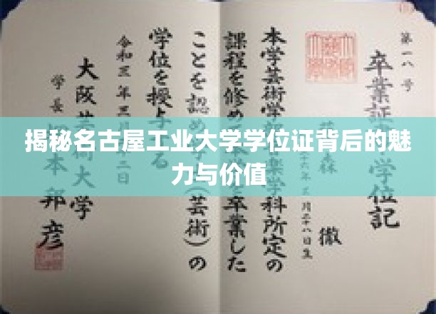 揭秘名古屋工业大学学位证背后的魅力与价值