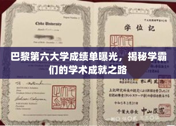 探寻巴黎第六大学学霸秘籍，揭秘顶尖学术成就背后的故事