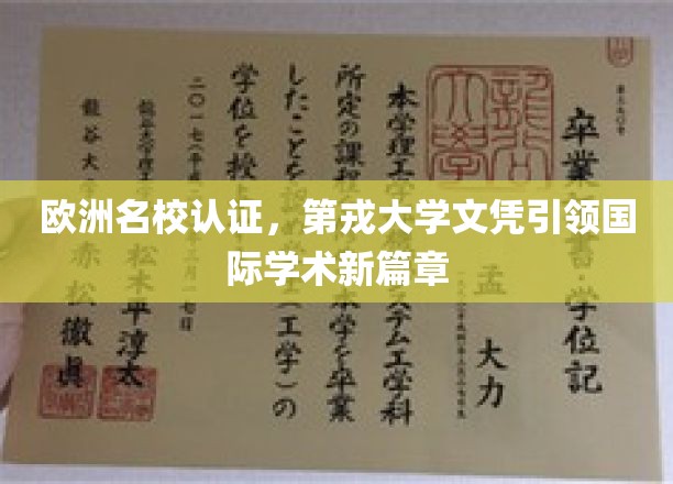 欧洲顶尖认证，第戎大学文凭铸就全球学术新高度