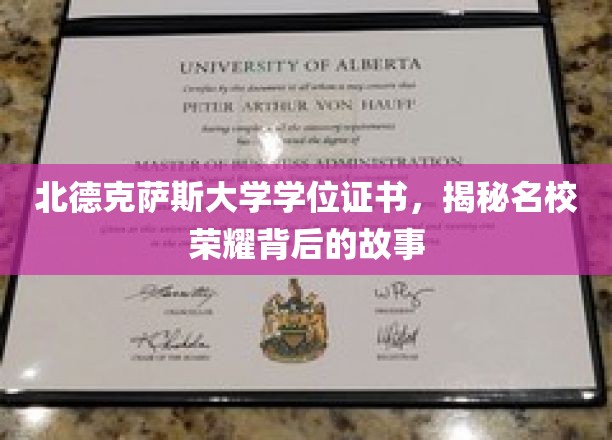 探寻北德克萨斯大学荣耀学位背后的传奇故事