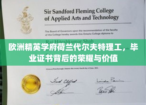 解码代尔夫特荣耀，荷兰精英学府的毕业证书价值几何？
