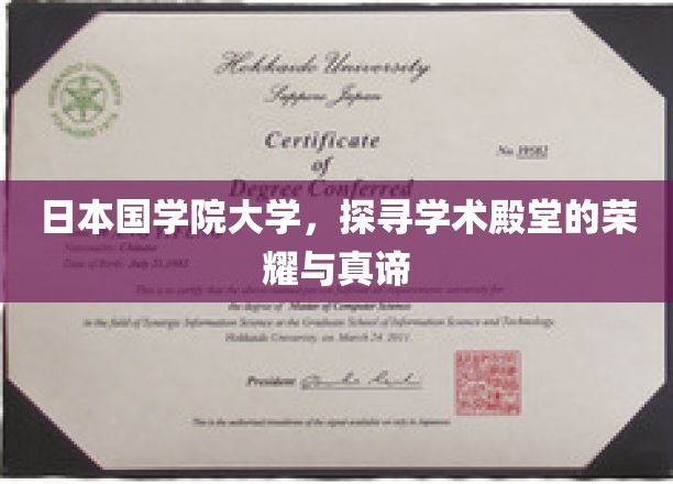 日本国学院大学，探寻学术殿堂的荣耀与真谛