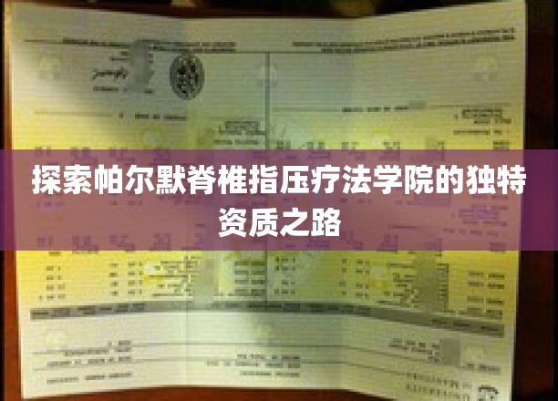揭秘帕尔默脊椎指压疗法学院的非凡成长轨迹