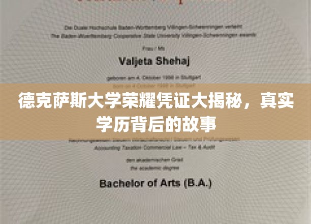 探寻德克萨斯大学荣耀学历背后的传奇故事