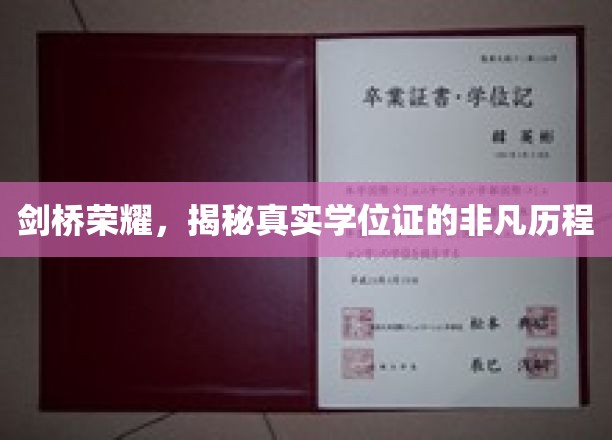 剑桥荣耀揭秘，探寻学位证的非凡之旅