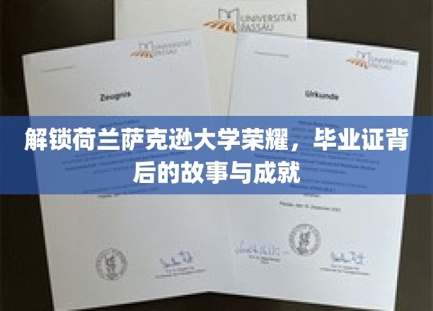 荷兰萨克逊荣耀揭秘，毕业证书背后的传奇历程与卓越成就