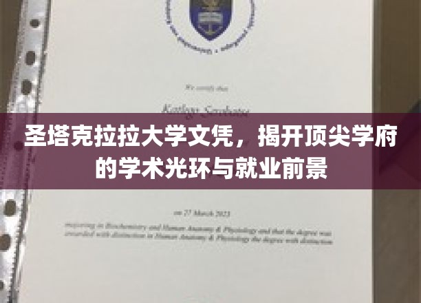 解码圣塔克拉拉，顶级文凭背后的学术魅力与职业蓝图