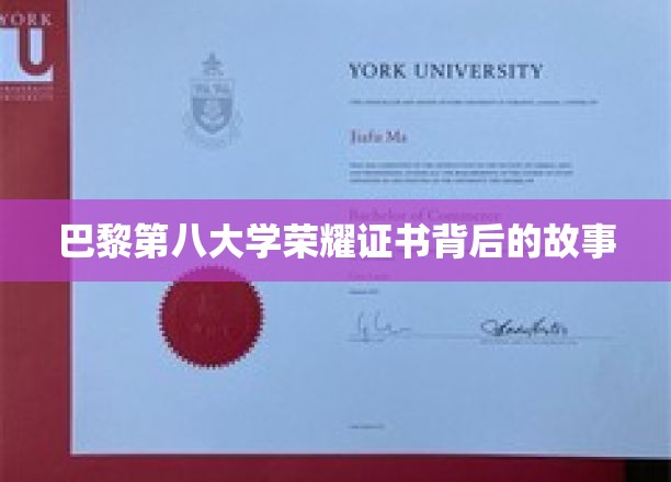 揭开巴黎第八大学荣耀证书的神秘面纱