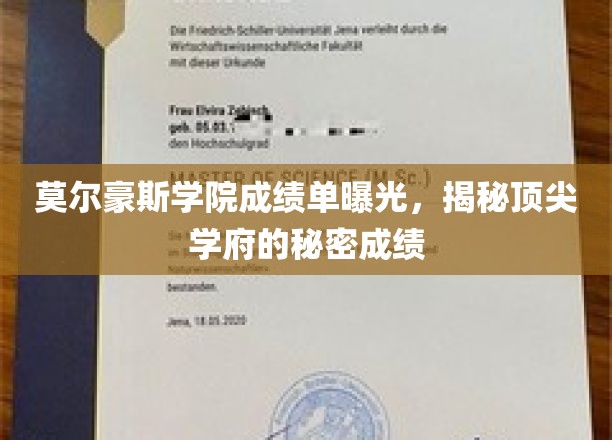 解码莫尔豪斯学院，揭秘精英学府的成绩面纱
