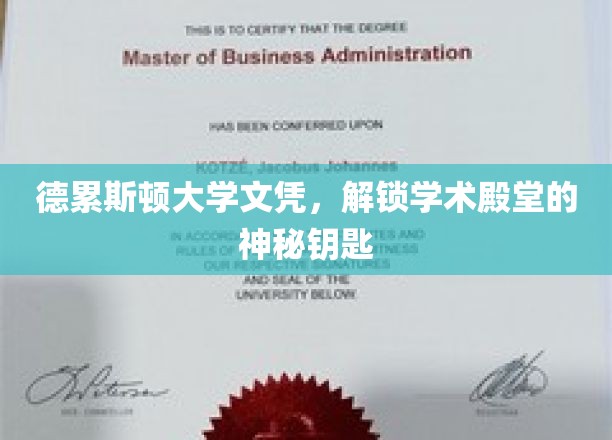 德累斯顿大学文凭，开启学术殿堂的神秘之门