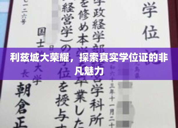 利兹荣耀揭秘，学位证背后的非凡力量