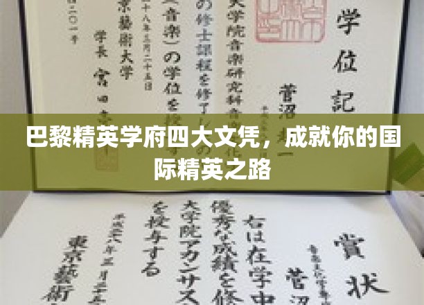 解锁巴黎顶尖学府，四大文凭助你踏上全球精英之旅