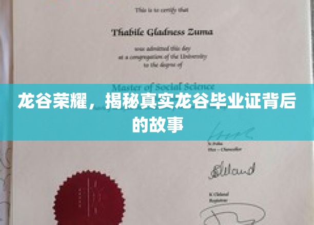 龙谷荣耀，揭秘真实龙谷毕业证背后的故事