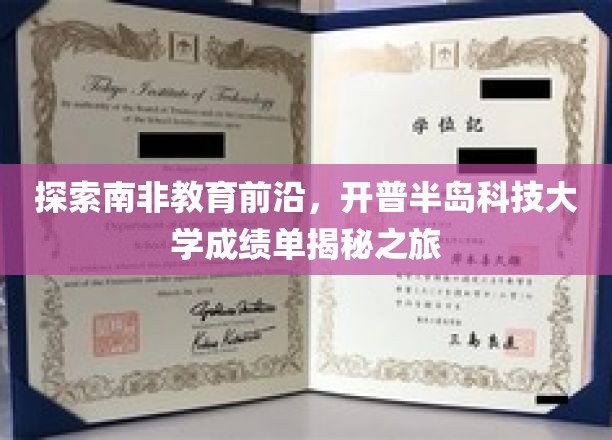 解码南非教育精英摇篮，开普半岛科技大学成绩单背后的传奇故事