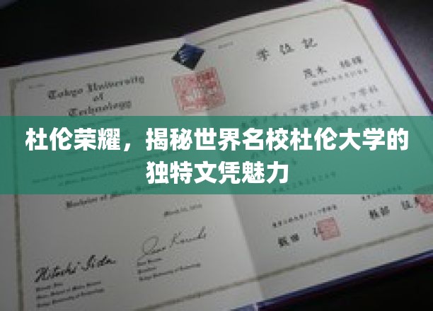 杜伦荣耀，揭秘世界名校杜伦大学的独特文凭魅力