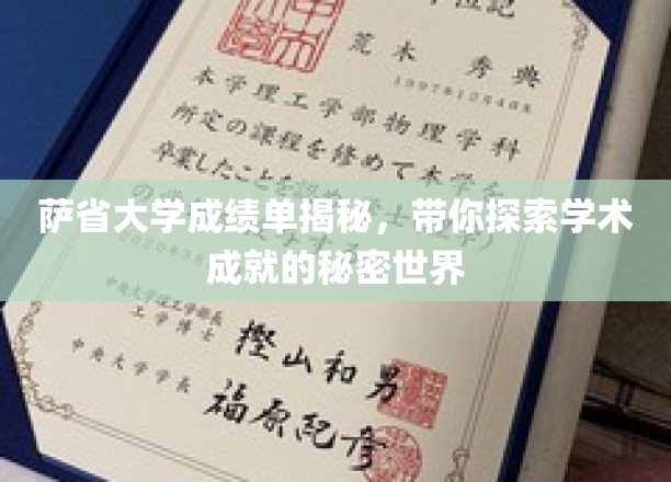 揭开萨省大学成绩单的面纱，探寻学术成就的神秘之门