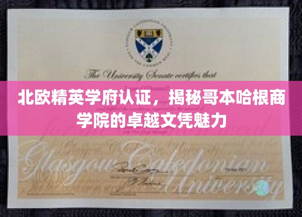 哥本哈根商学院，北欧精英学府认证，探索卓越文凭的独特魅力