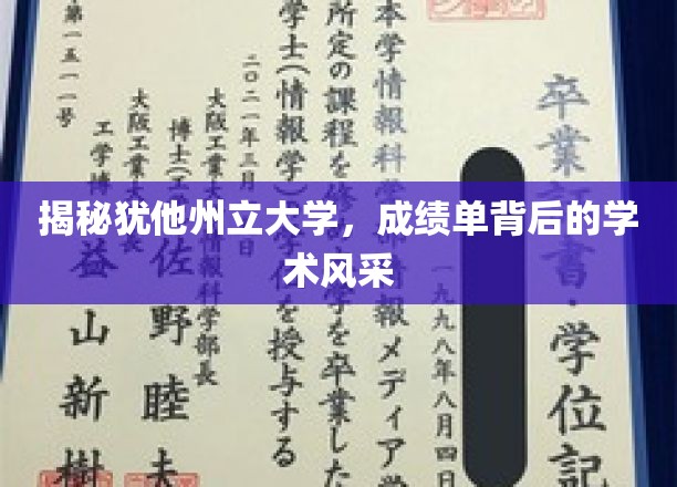 探秘犹大校园，成绩单映照下的学术璀璨之光