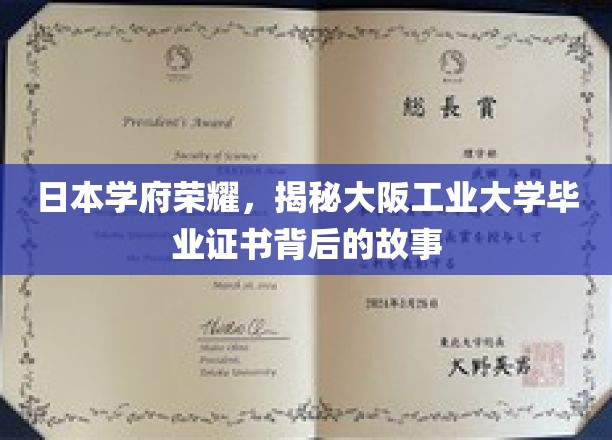 探寻大阪工业大学毕业证书的传奇与荣耀