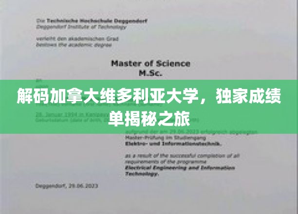 探秘加拿大维多利亚大学，揭秘真实学术实力与校园风采