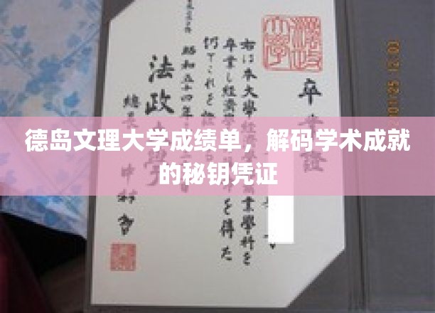 解锁学术荣耀，德岛文理大学成绩单背后的独特印记