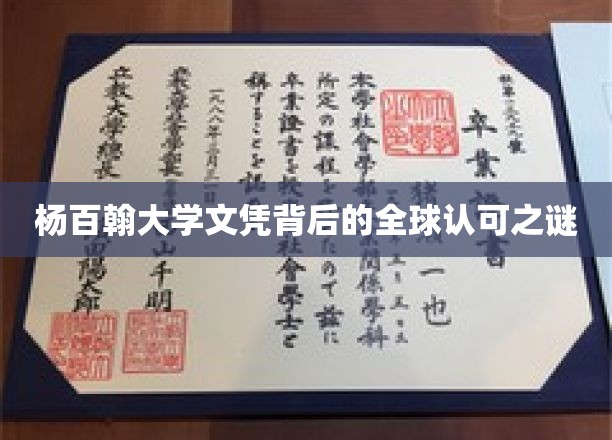 杨百翰大学文凭的国际认可度探秘，全球视野下的教育奥秘