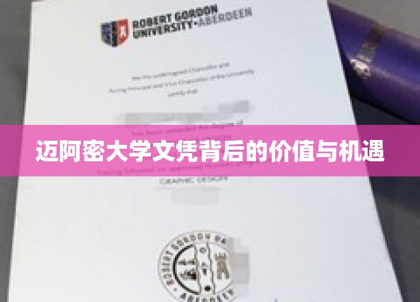 迈阿密大学文凭，解锁职场新篇章的钥匙
