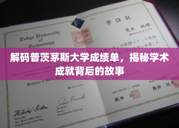 解码普茨茅斯大学成绩单，一窥学术成就背后的精彩故事