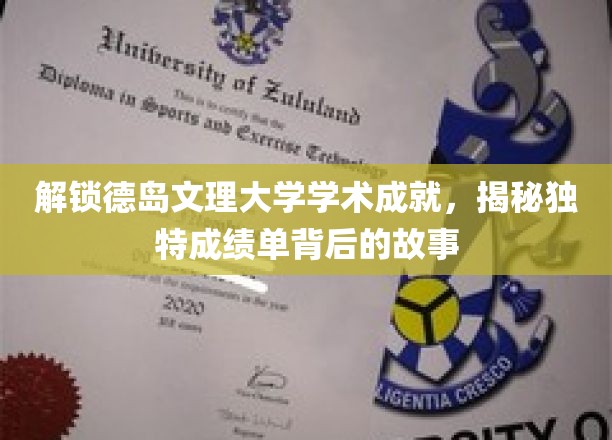 德岛文理大学，探寻卓越背后的不凡成绩单故事