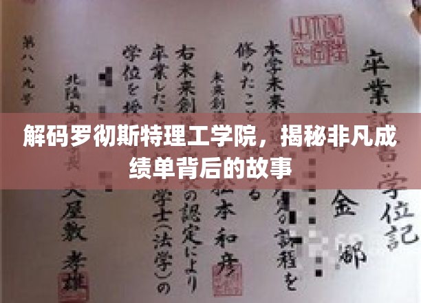 解码罗彻斯特理工学院，揭秘非凡成绩单背后的故事