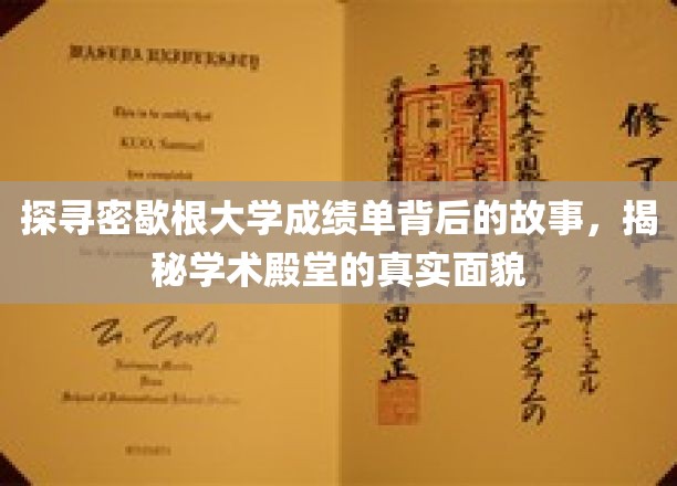 解码密歇根大学成绩单，一窥顶尖学府的学海秘境