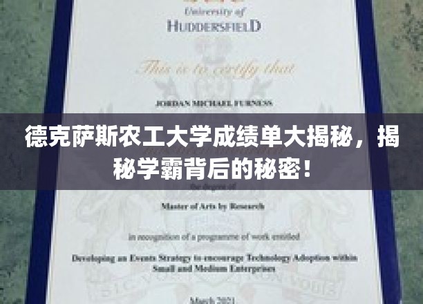 德克萨斯农工大学学霸养成记，揭开成绩单背后的惊人真相！