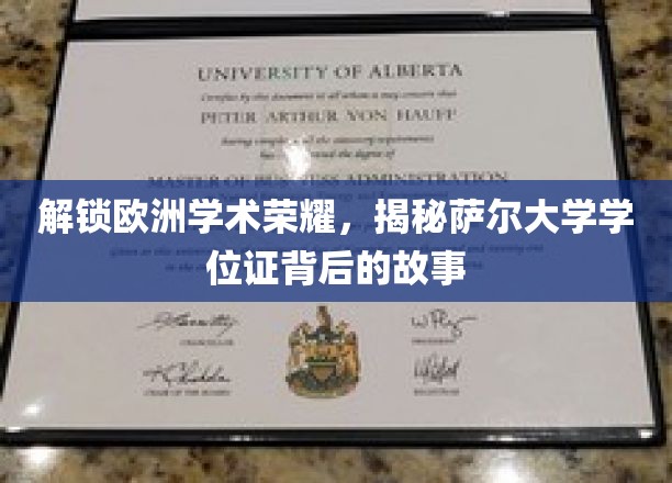 解锁欧洲学术荣耀，揭秘萨尔大学学位证背后的故事