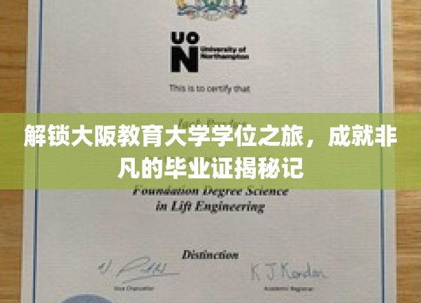 探秘大阪教育大学，学位之旅中的非凡成长轨迹