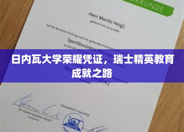 日内瓦大学荣耀凭证，瑞士精英教育成就之路