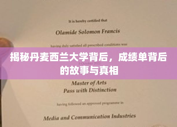 西兰大学神秘面纱揭开，探寻成绩单背后的传奇故事