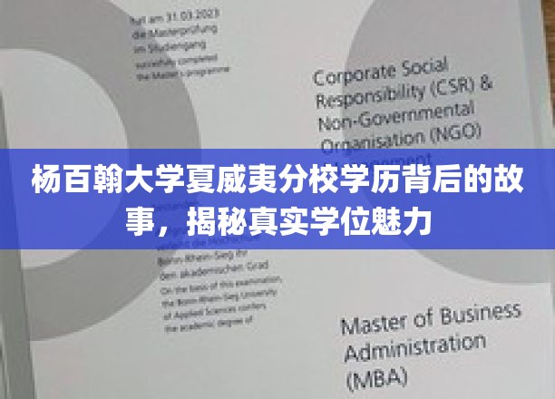 探寻杨百翰大学夏威夷分校学位之谜，揭秘非凡学历背后的魅力