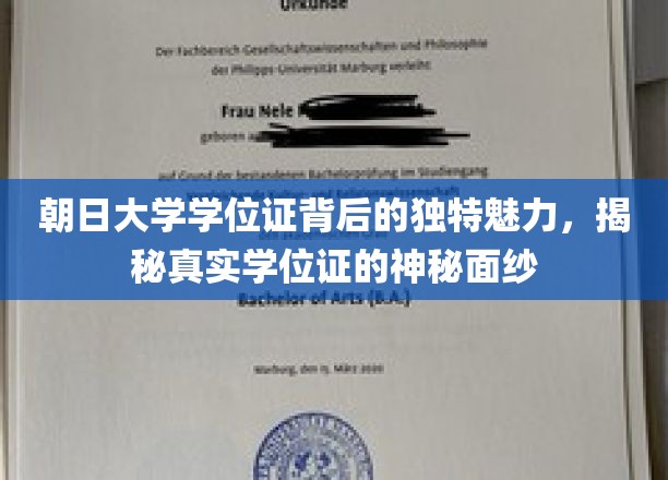 朝日大学学位证背后的独特魅力，揭开真实学位证的神秘面纱