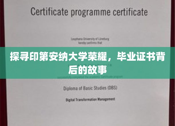 探寻印第安纳大学荣耀，毕业证书背后的故事