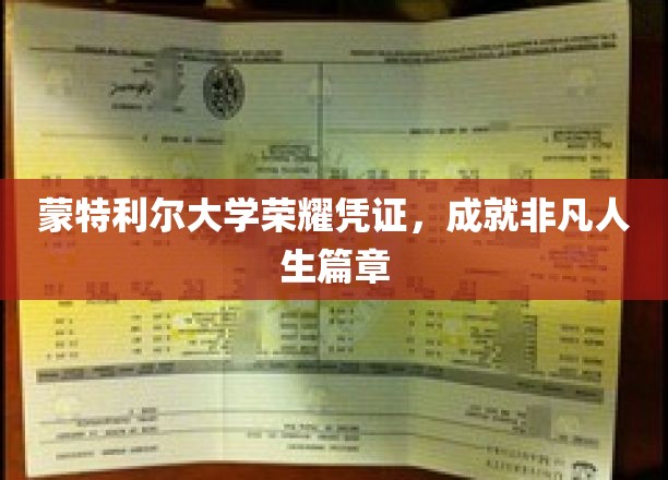 蒙特利尔大学荣耀加冕，开启非凡人生新篇章